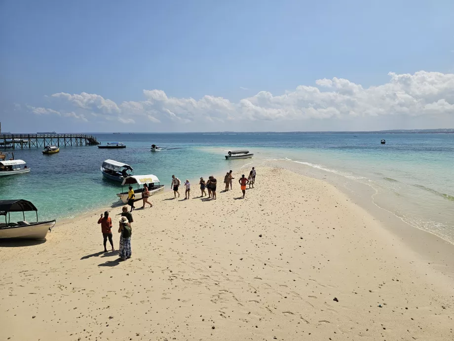 Isla de la Prisión, playa de arena