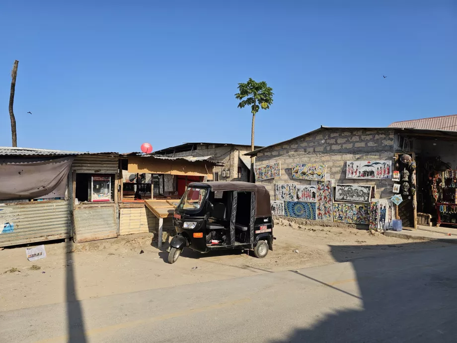 Tuk tuk en Nungwi