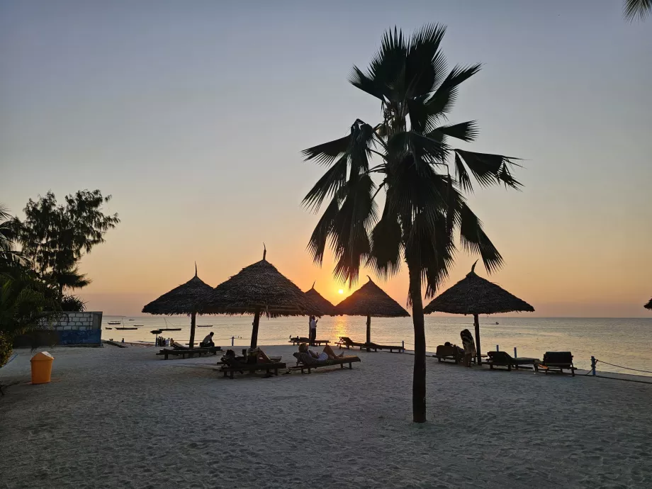 Puesta de sol en Nungwi
