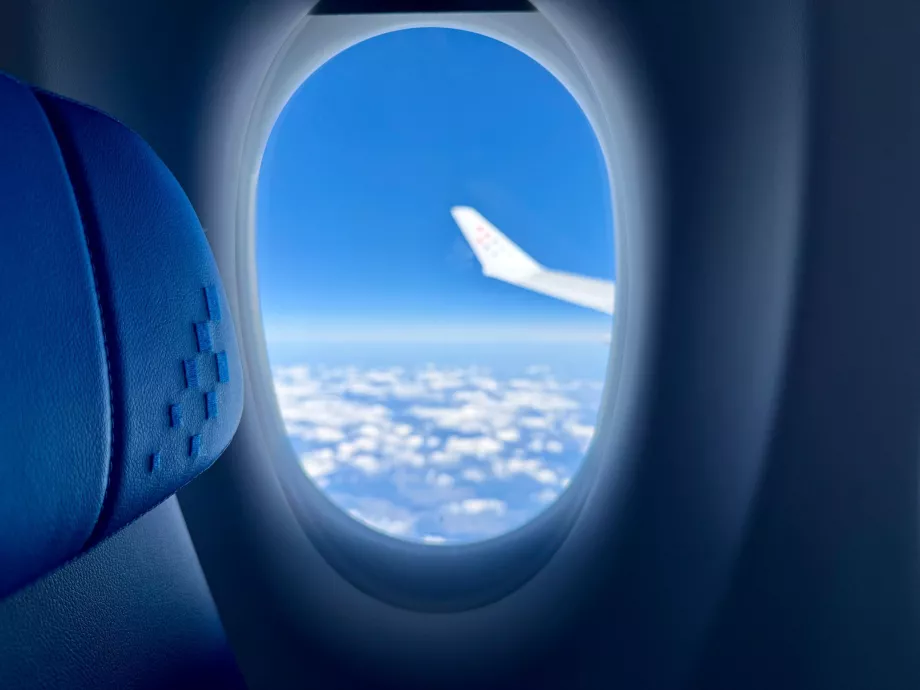 Croatia Airlines - detalle de los asientos