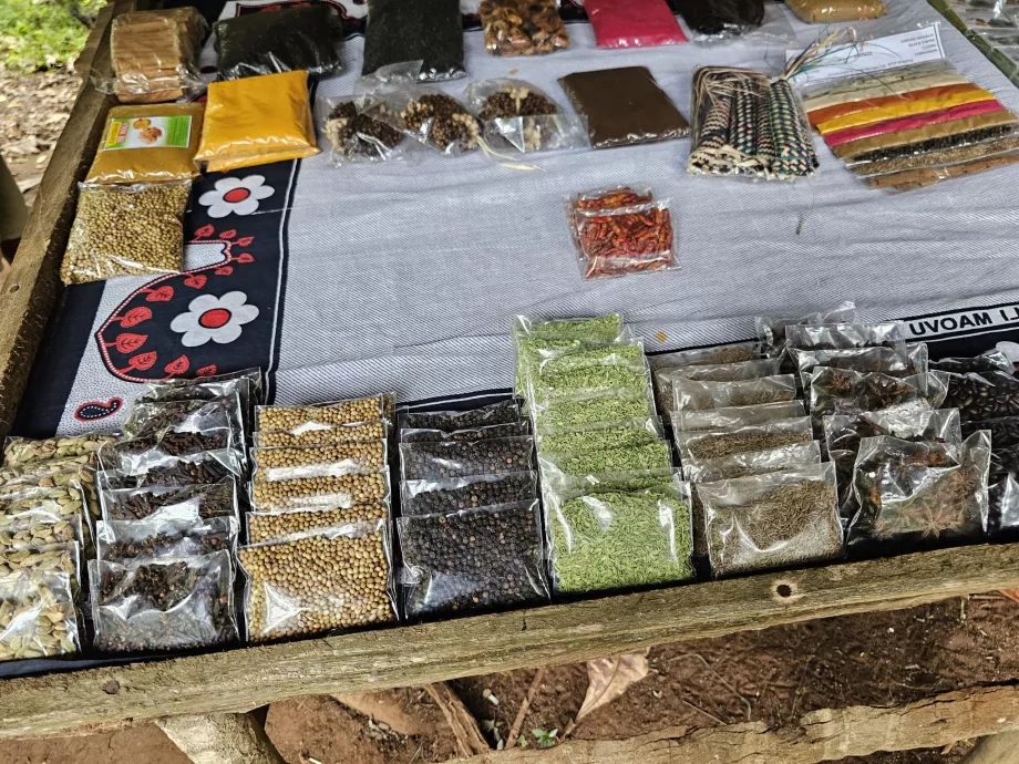 Stand con especias