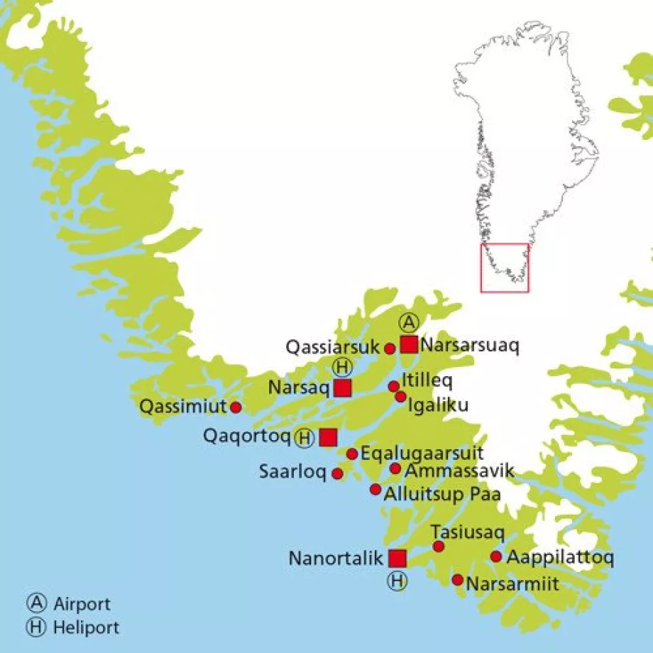 Disco Line, Groenlandia Meridional