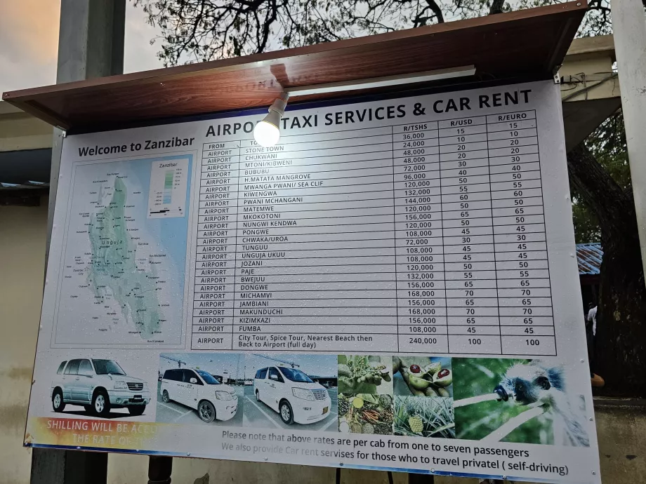 Precios oficiales del taxi en 2026