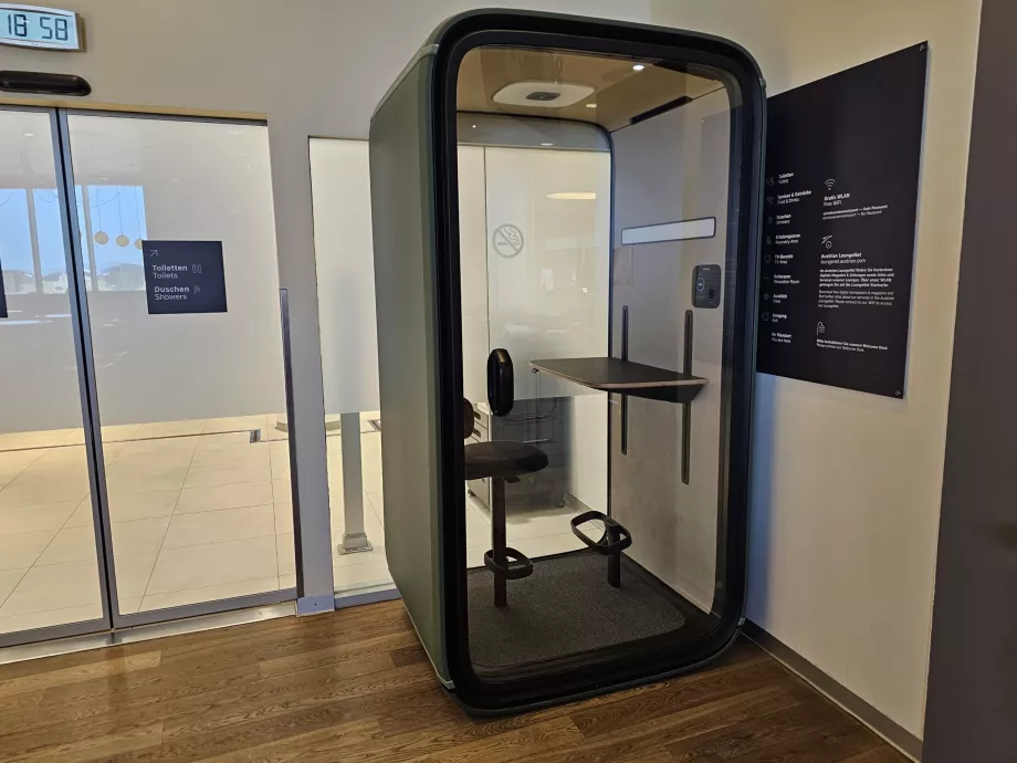 Un lugar para llamar por teléfono