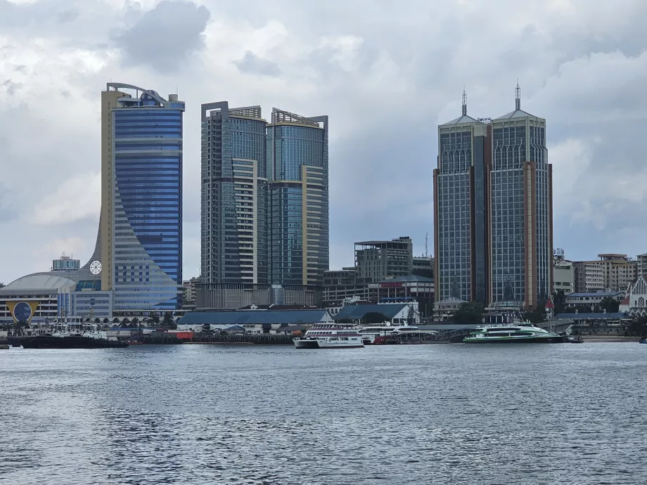 Centro moderno de Dar es Salaam
