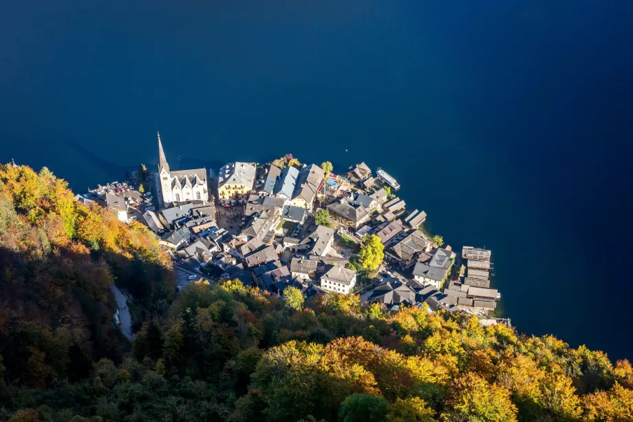 Hallstatt visto desde el Skywalk