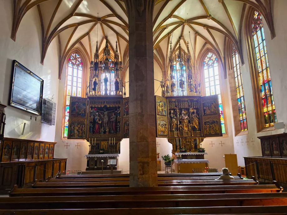 Altares famosos de la iglesia católica de Hallstatt
