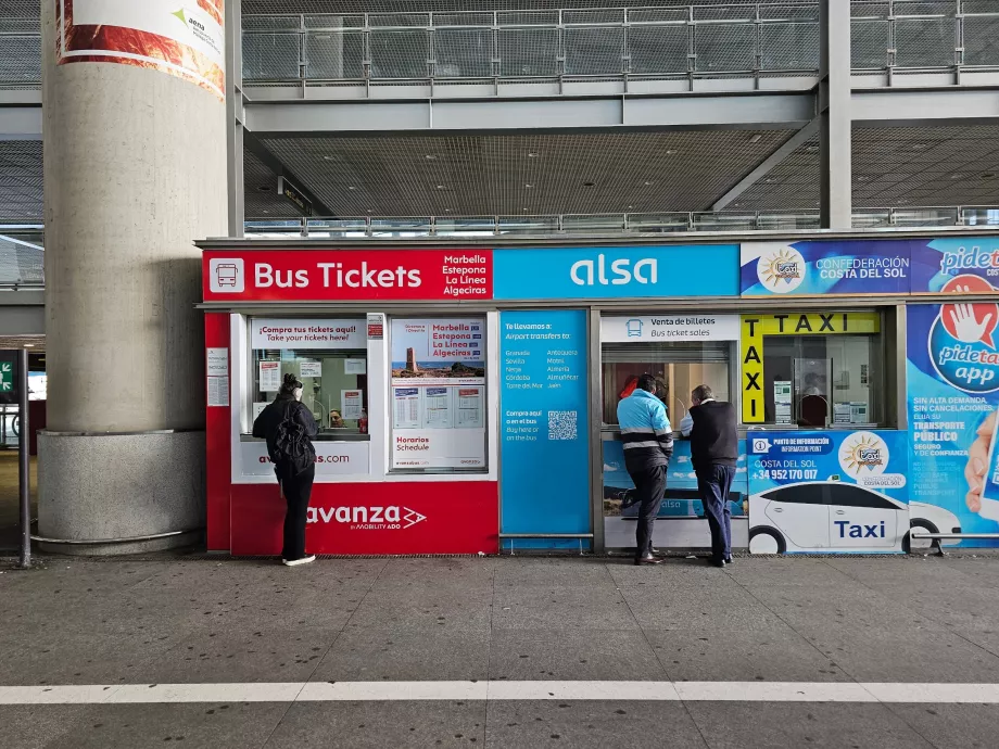 Oficinas de venta de billetes de autocar de larga distancia