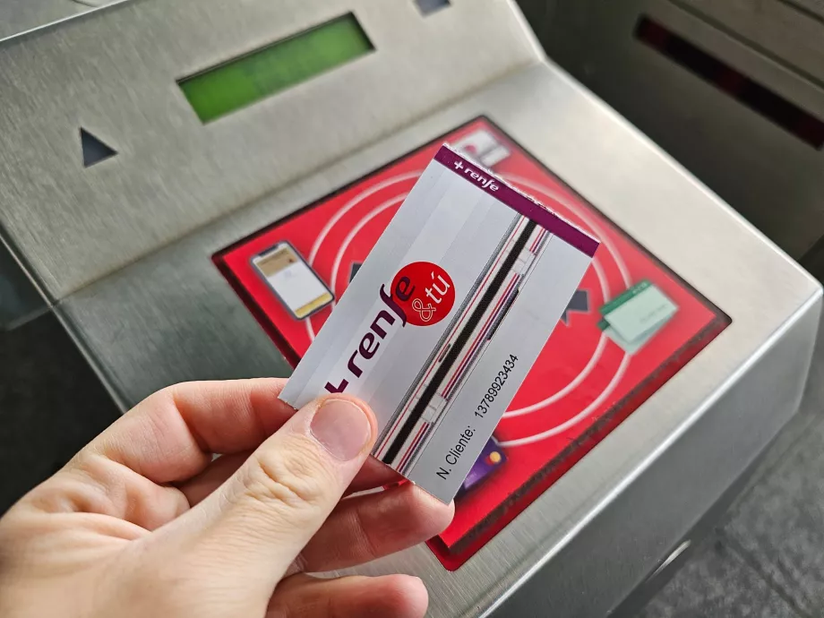 Billete de RENFE