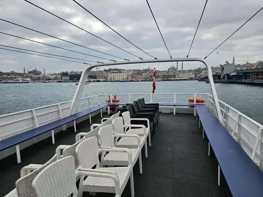 Cubierta superior del barco en la Torre Maiden