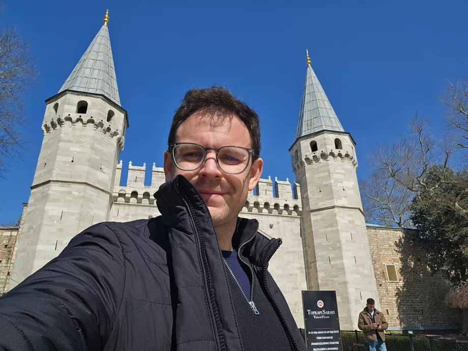 Yo en el Palacio de Topkapi