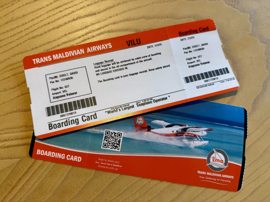 Billetes de avión Trans Maldivian Airways
