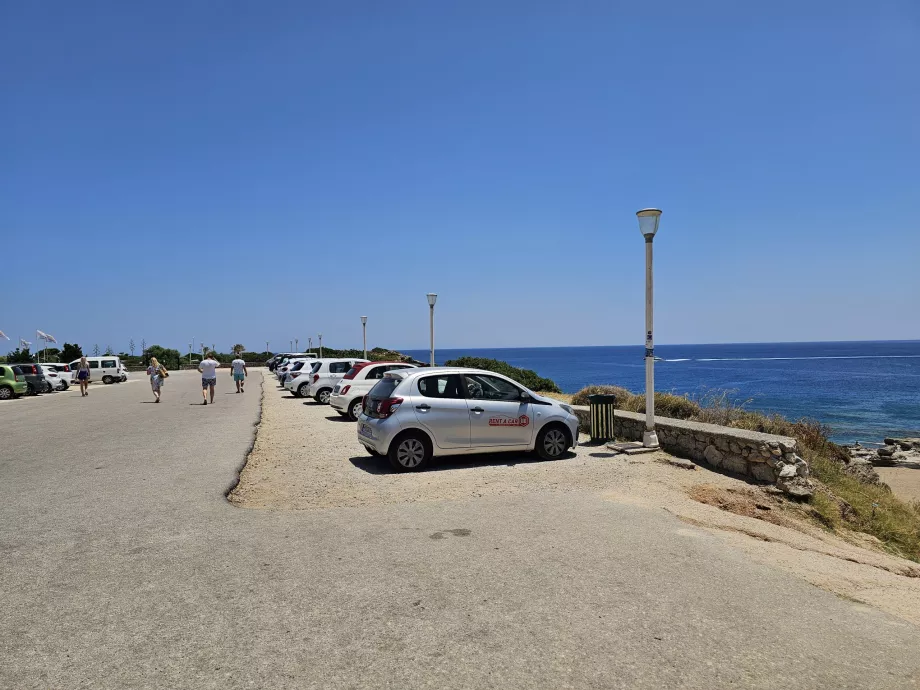 Aparcamiento en Kallithea Springs