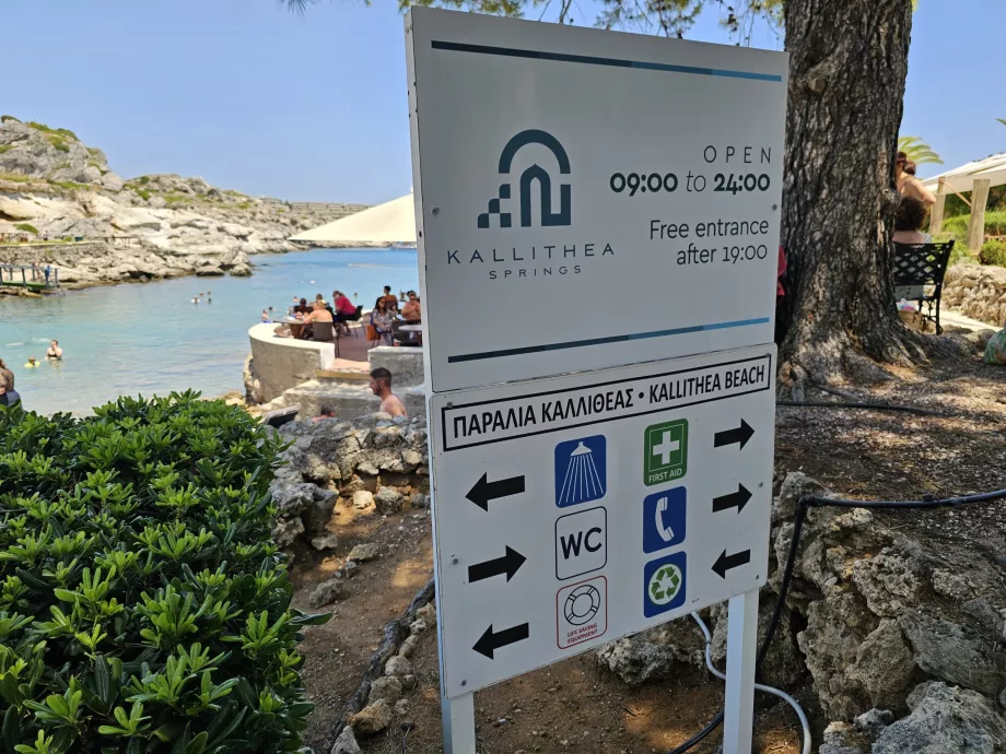 Horario de apertura de Kallithea Springs