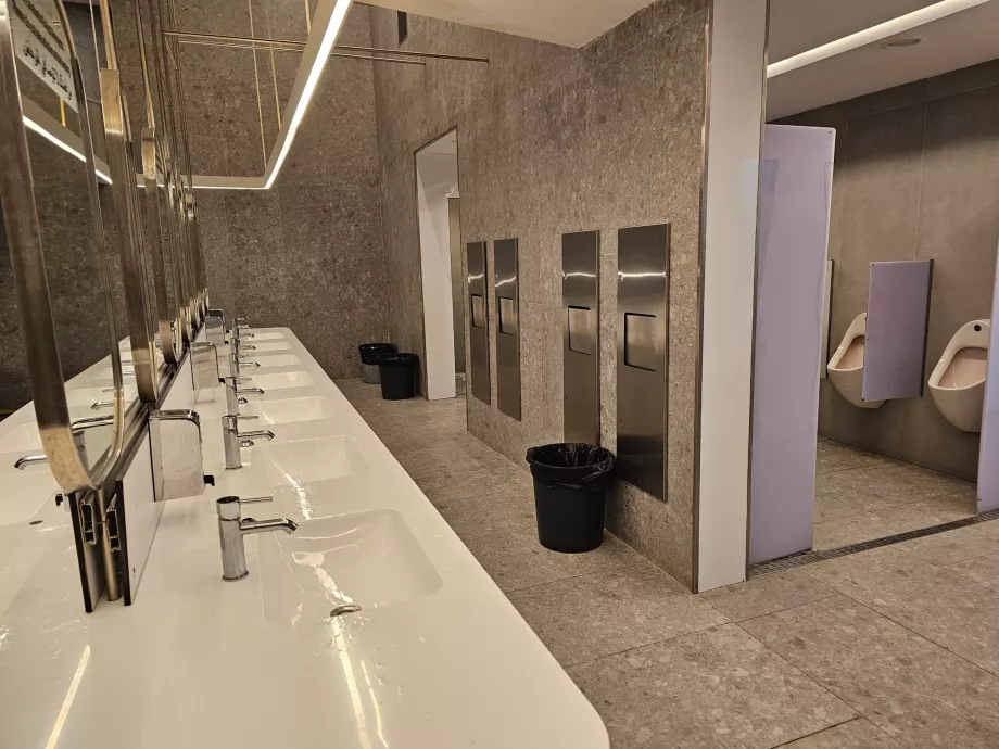 Aseos en la Mezquita Azul