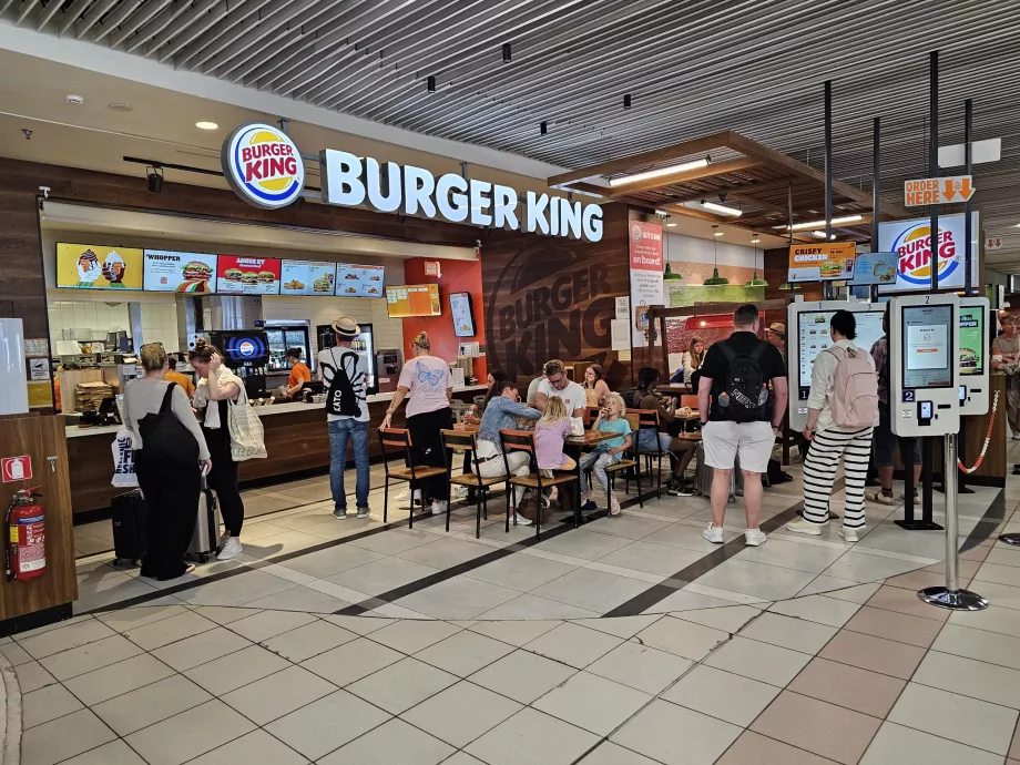 Burger King, zona de tránsito