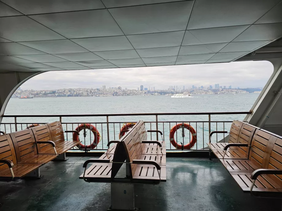 Cubierta exterior del transbordador