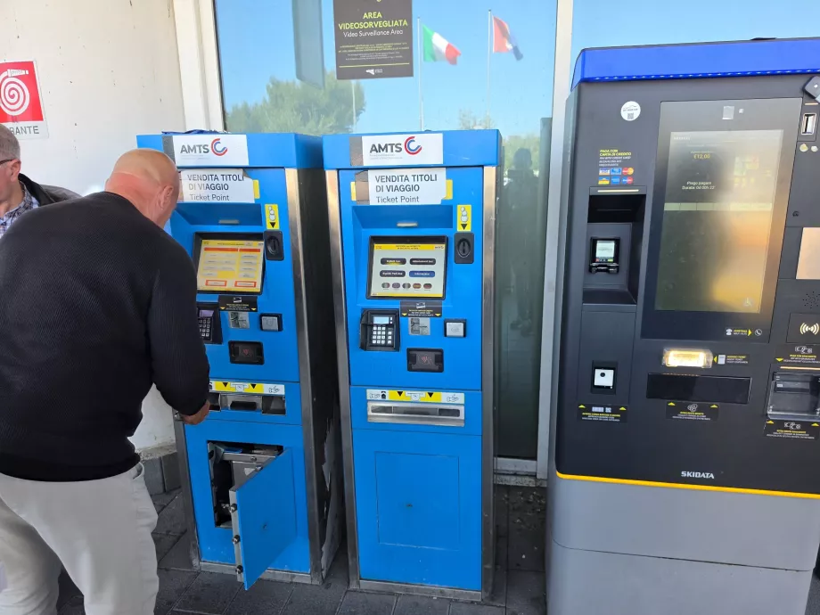 Máquinas expendedoras de billetes - Alibus