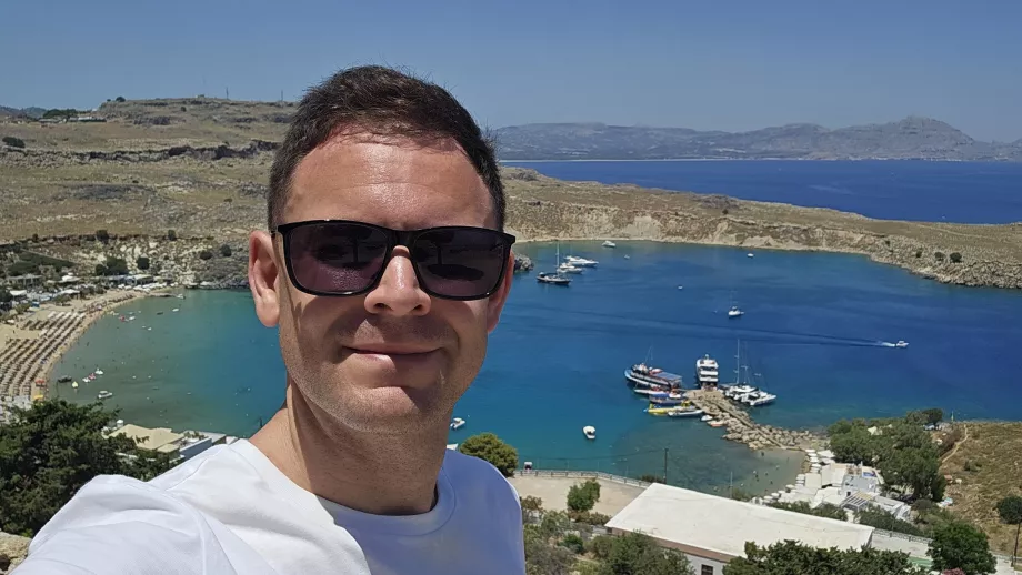 Cristóbal, Acrópolis de Lindos