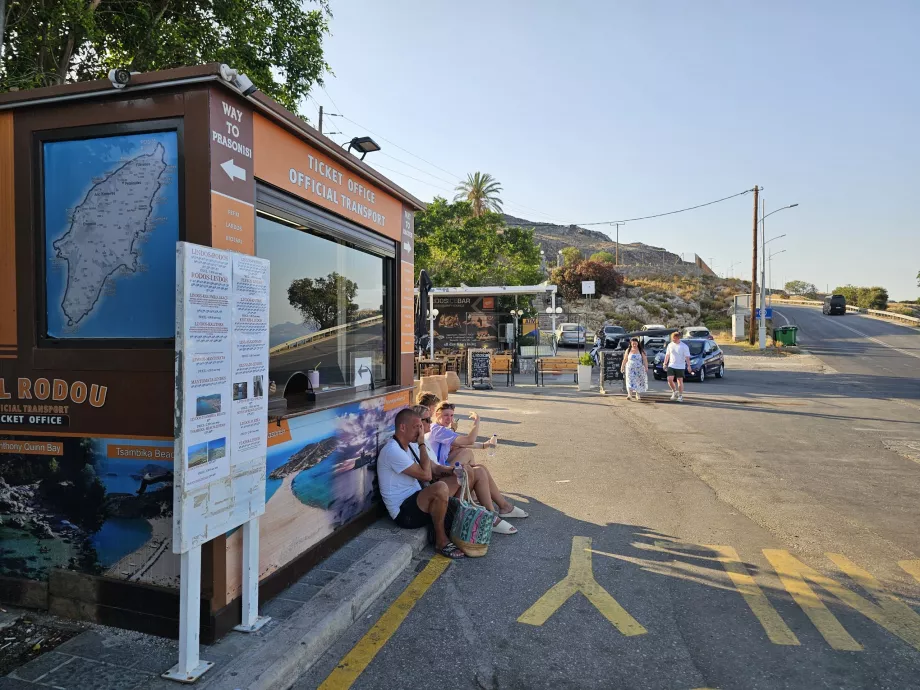 Venta de billetes de autobús, Lindos