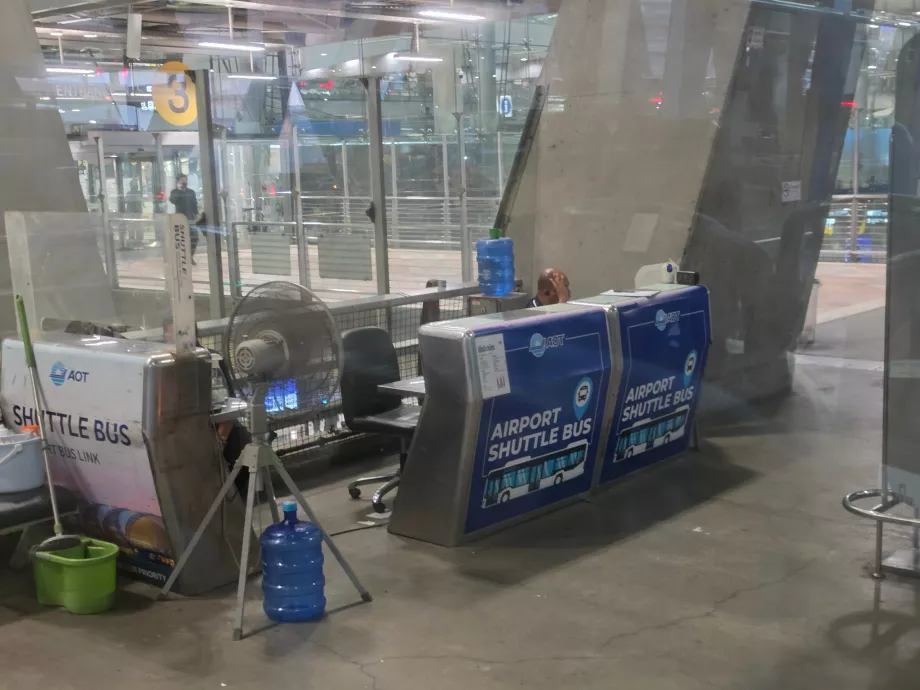 Mostrador de facturación del aeropuerto de BKK