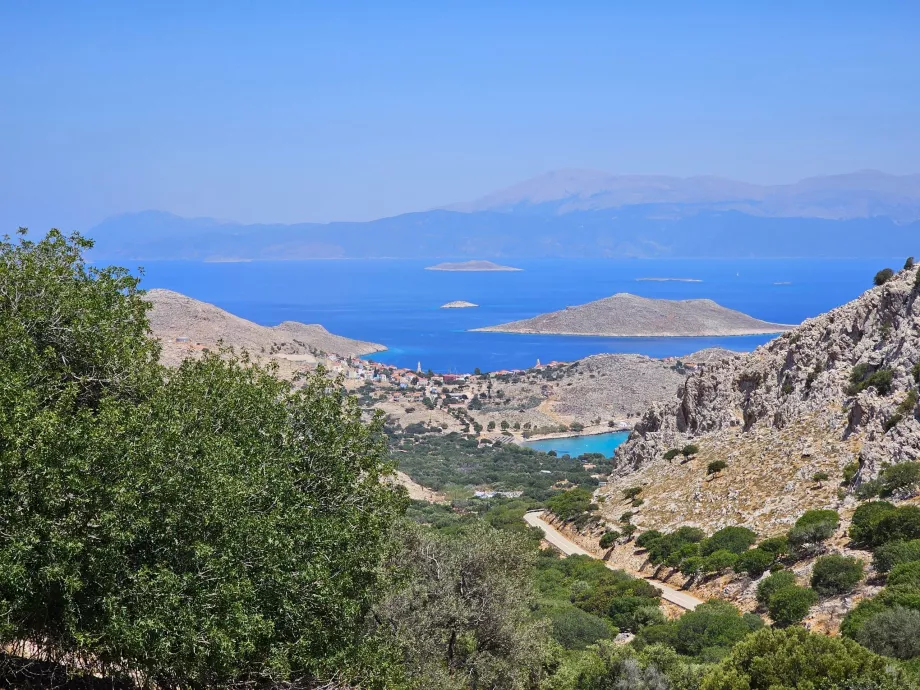 Vista de la ciudad de Chalki