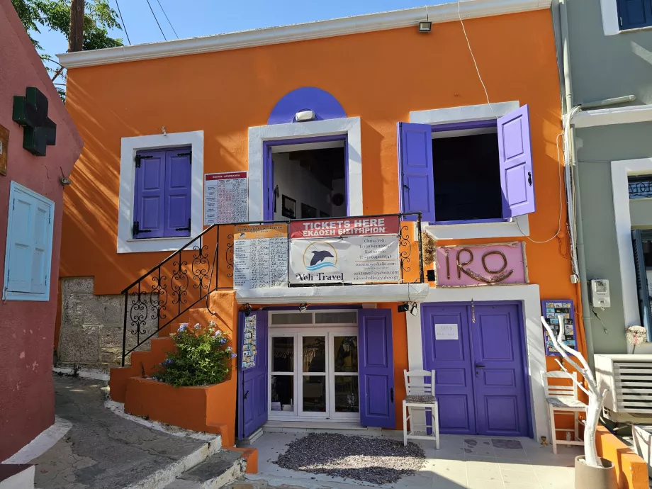 Tienda de billetes de barco Skala Kamirou