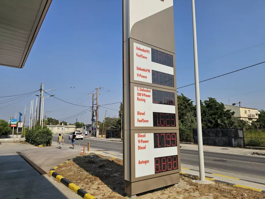 Precios de la gasolina