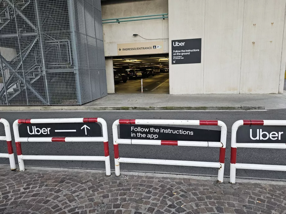 Cómo llegar al punto de recogida de Uber