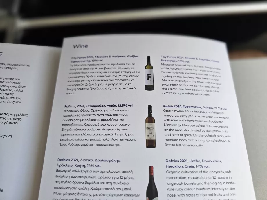Lista de vinos