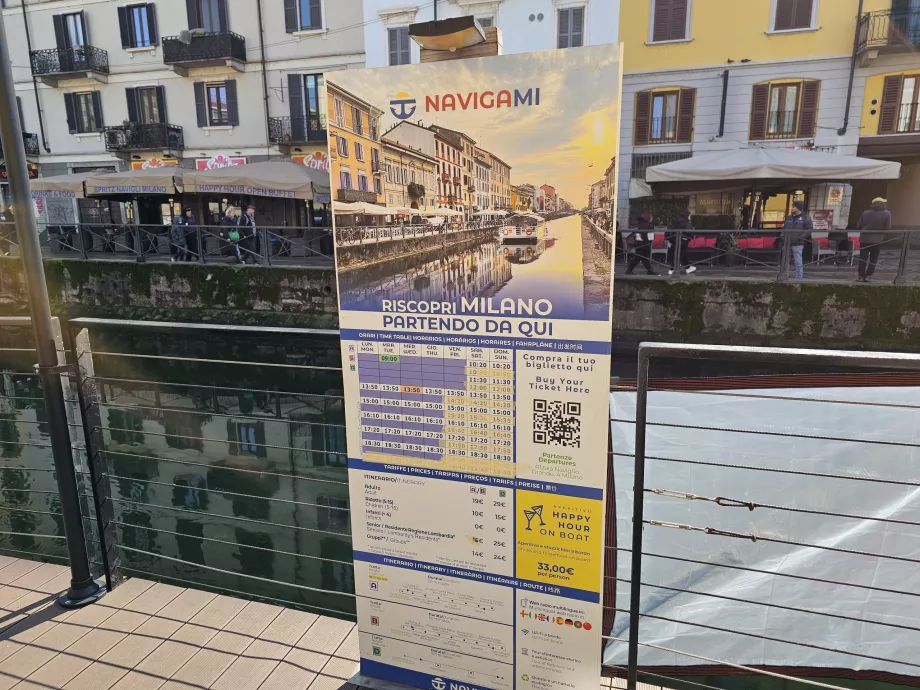 Paseo en barco por Navigli