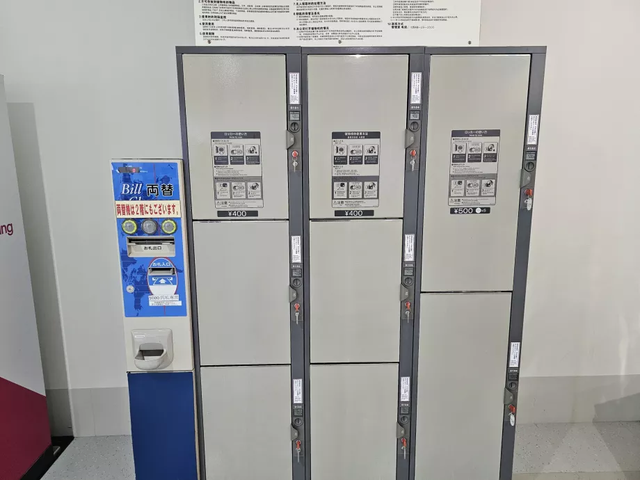 Taquillas para guardar el equipaje