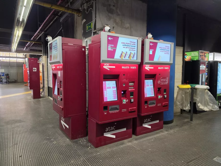 Máquinas expendedoras de billetes