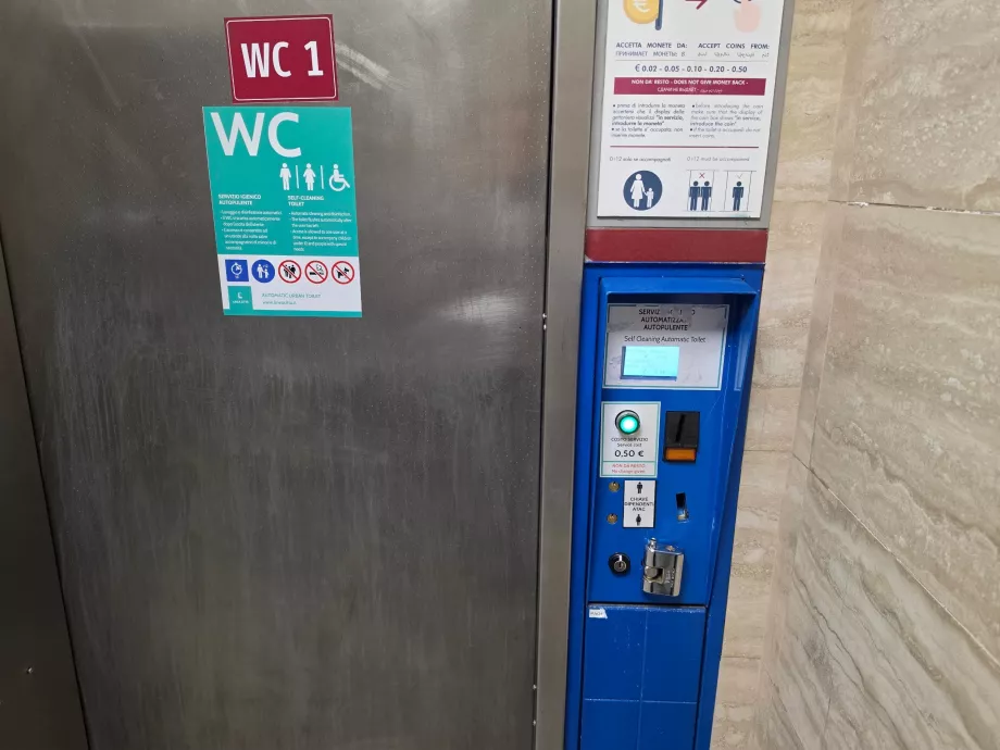 50 céntimos por el retrete en el metro
