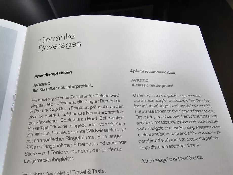 Avionic, cóctel de autor