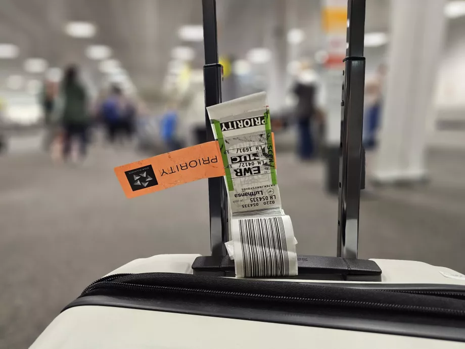 Etiqueta de equipaje prioritario