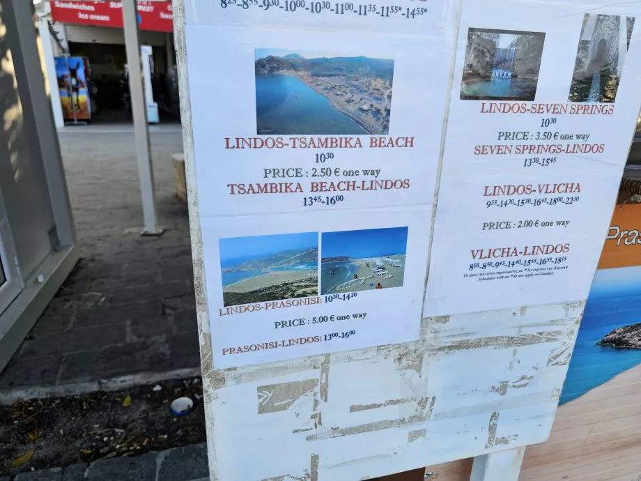 Horario Lindos