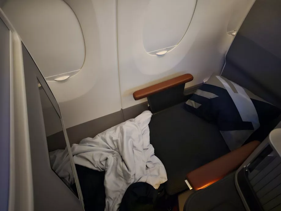 Sofá desplegado en cama