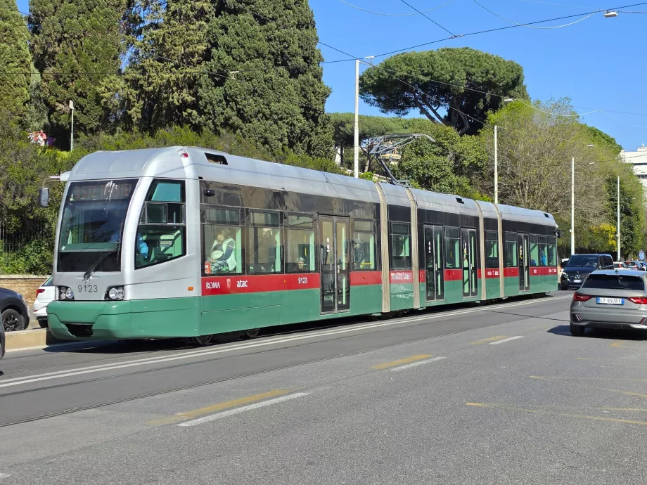 Tranvías en Roma