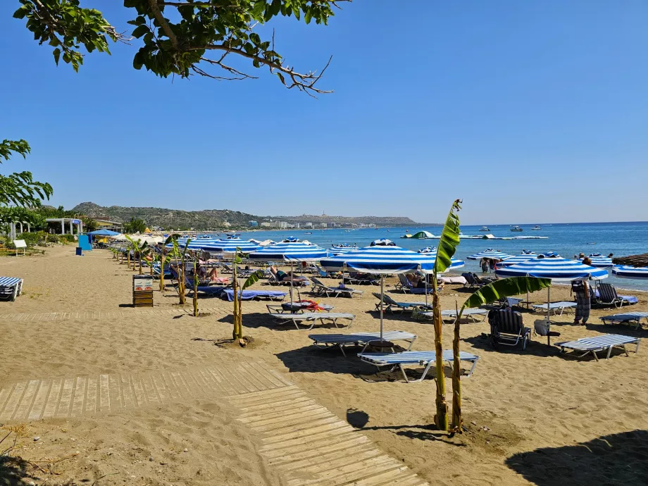Playa principal de Faliraki