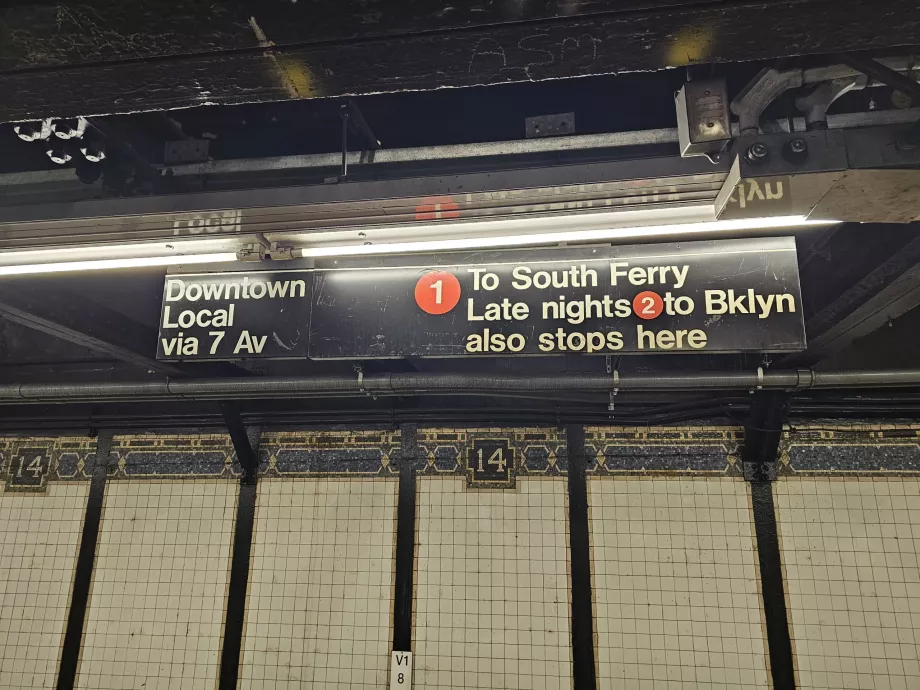 Señalización en el metro