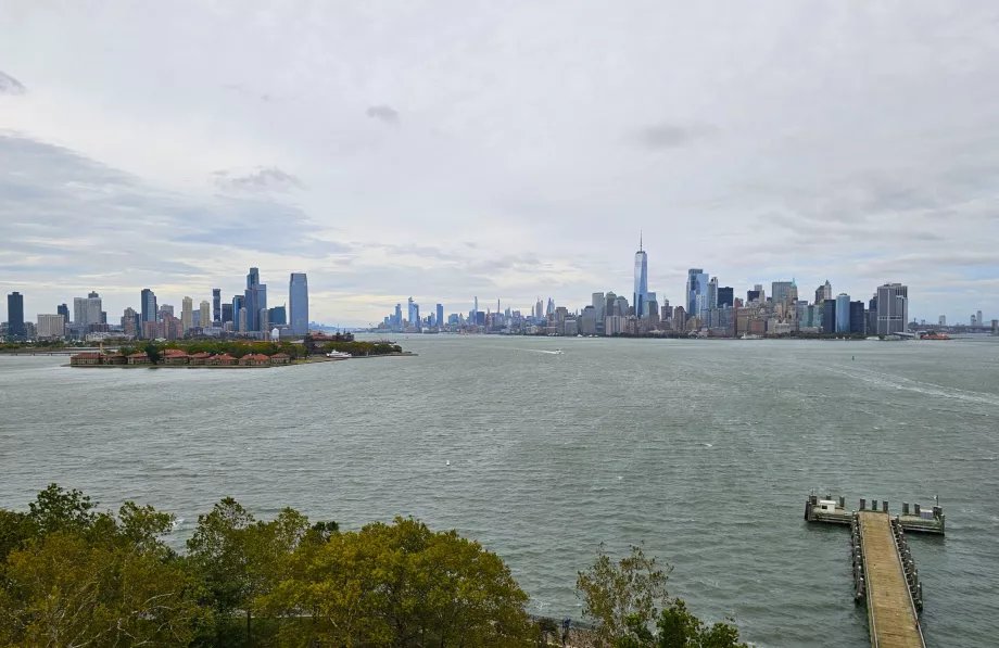 Vista desde el pedestal de la Estatua de la Libertad