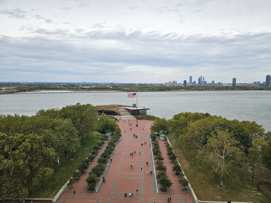 Vista desde el pedestal de la Estatua de la Libertad