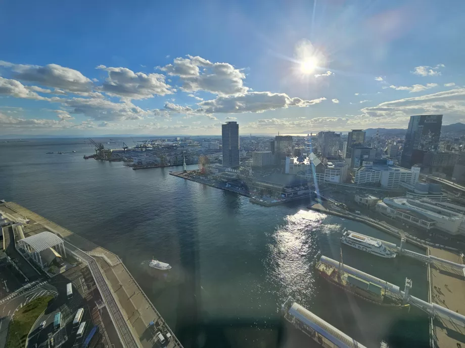 Vista desde la Torre del Puerto de Kobe
