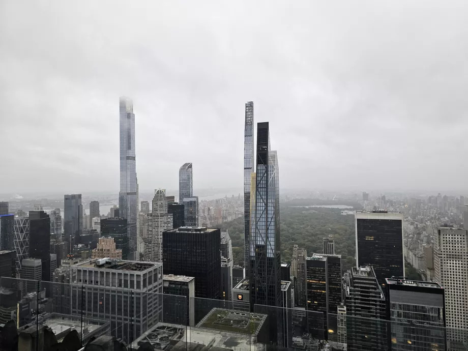 Rockefeller Center - vista hacia Central Park