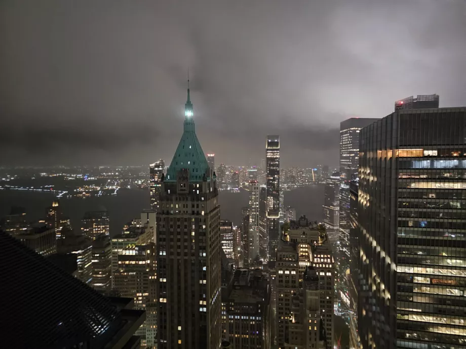 La vista desde el Overstory Bar