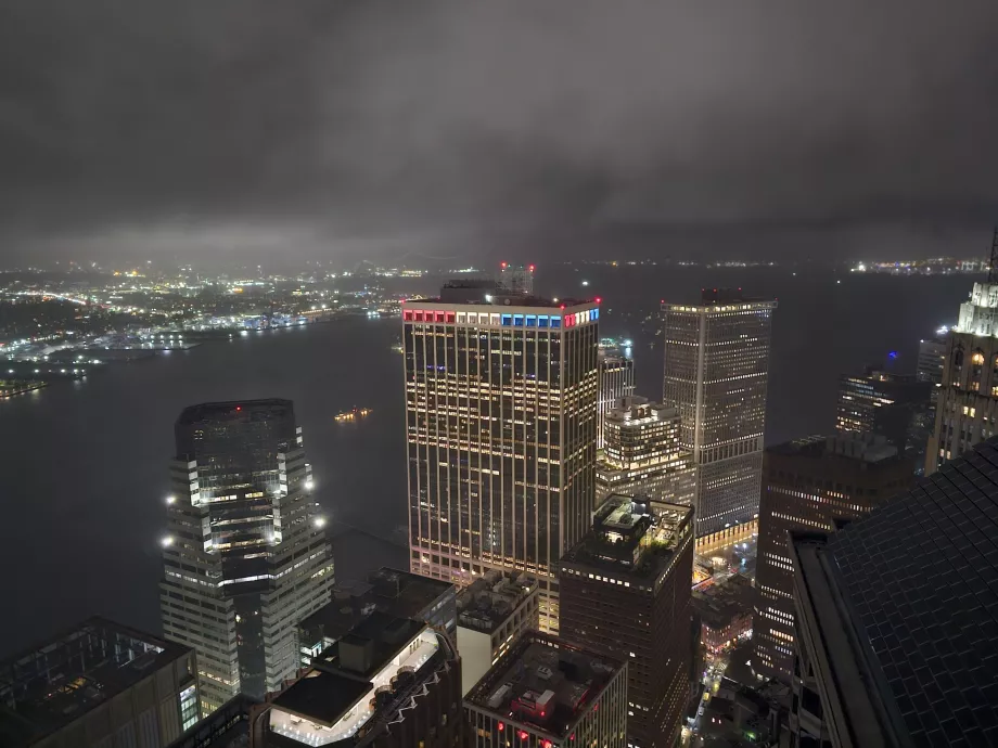 La vista desde el Overstory Bar