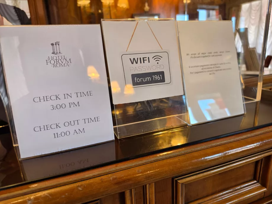Wi-fi e información de entrada y salida
