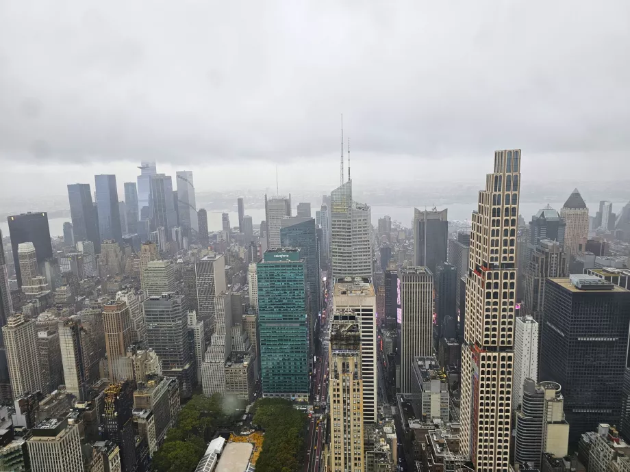 Summit One Vanderbilt, vista hacia Penn Station