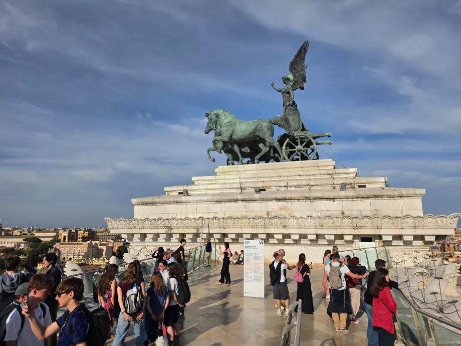 Altare della Patria, parte de pago